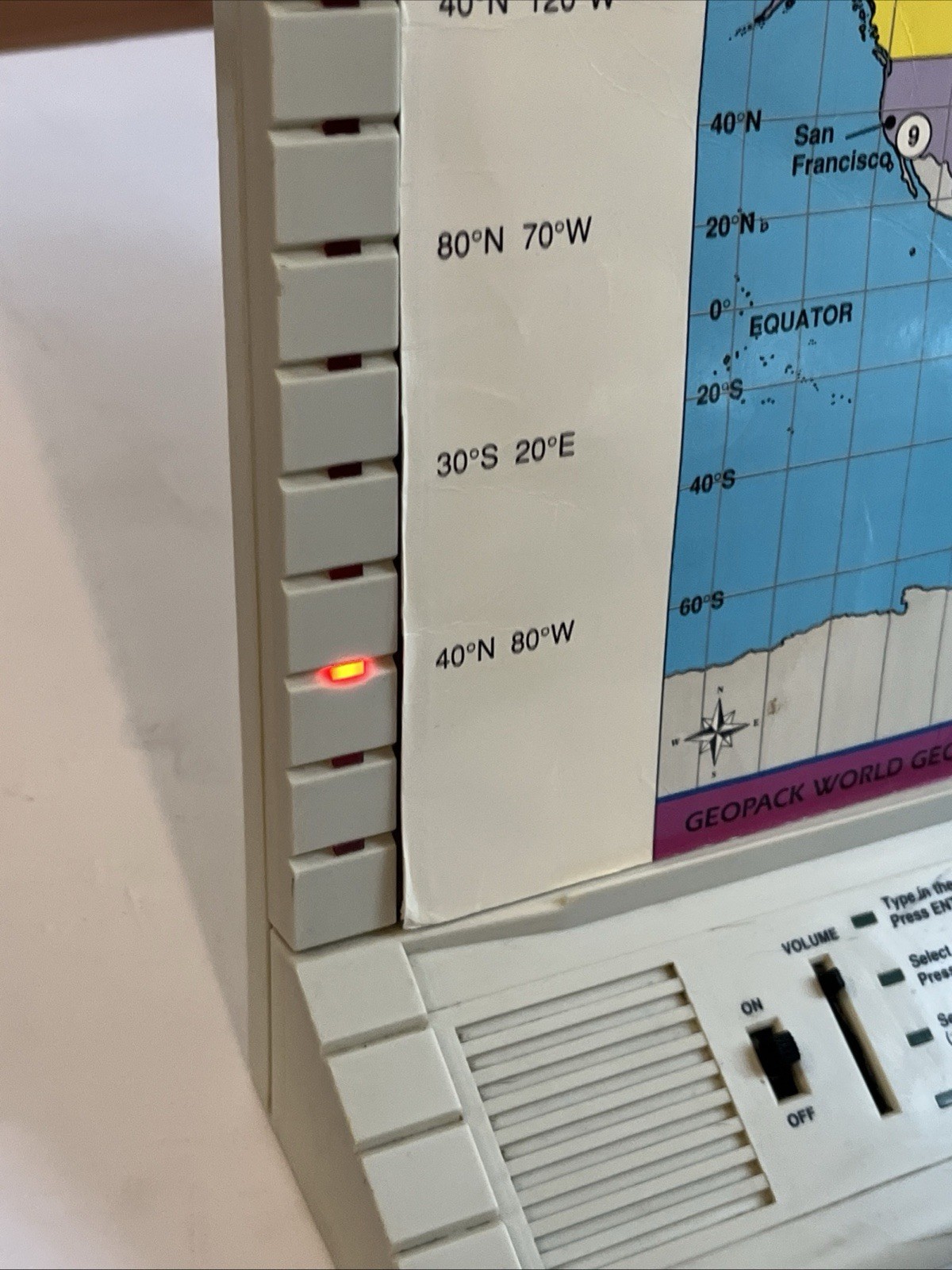 Vtg GeoSafari Electronic Homeschooling Learning System EI 8700 – WORKS SEE VIDEO