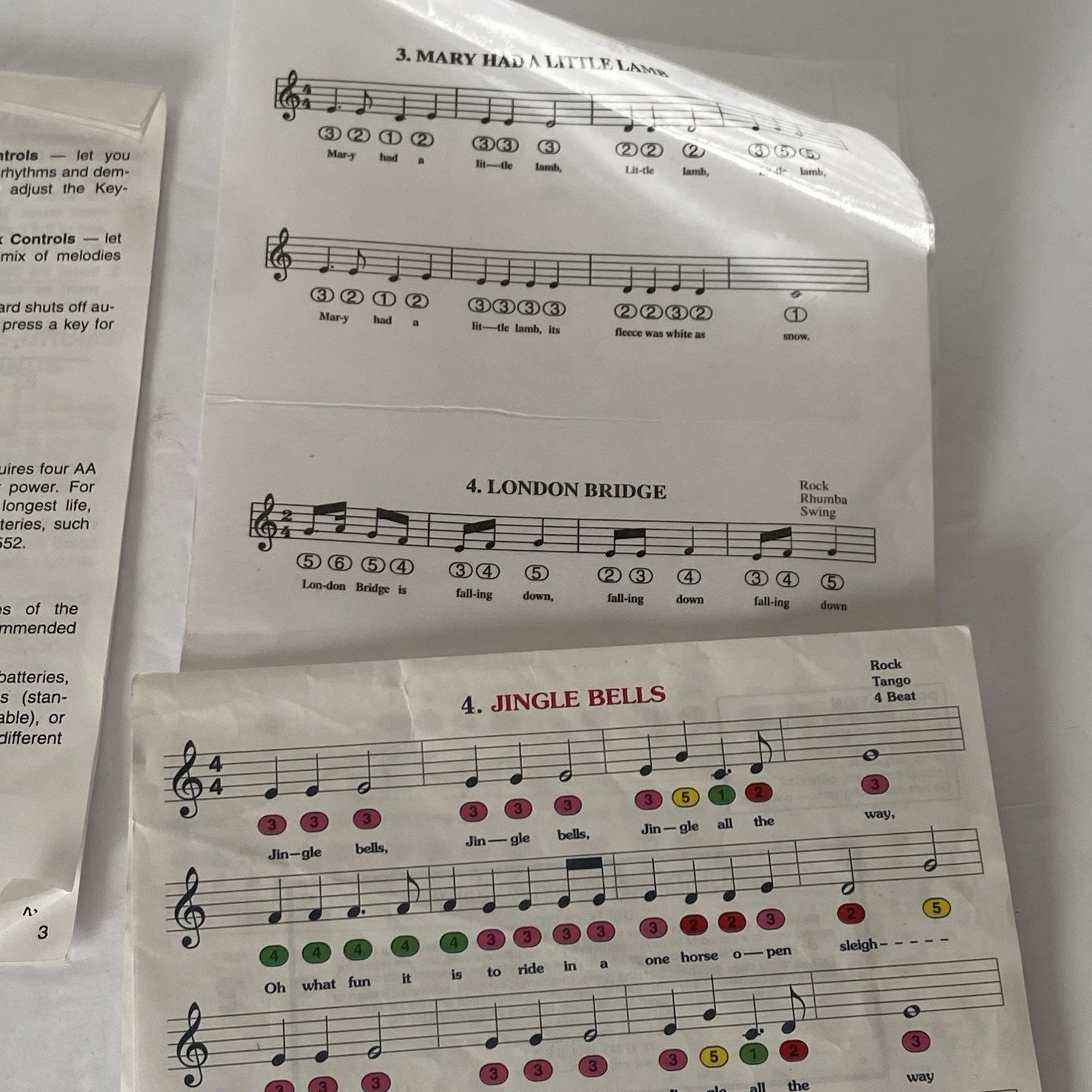 Vintage Radio Shack Electronic Keyboard Tandy 90s Nostalgia Box Manual 1998 Rare