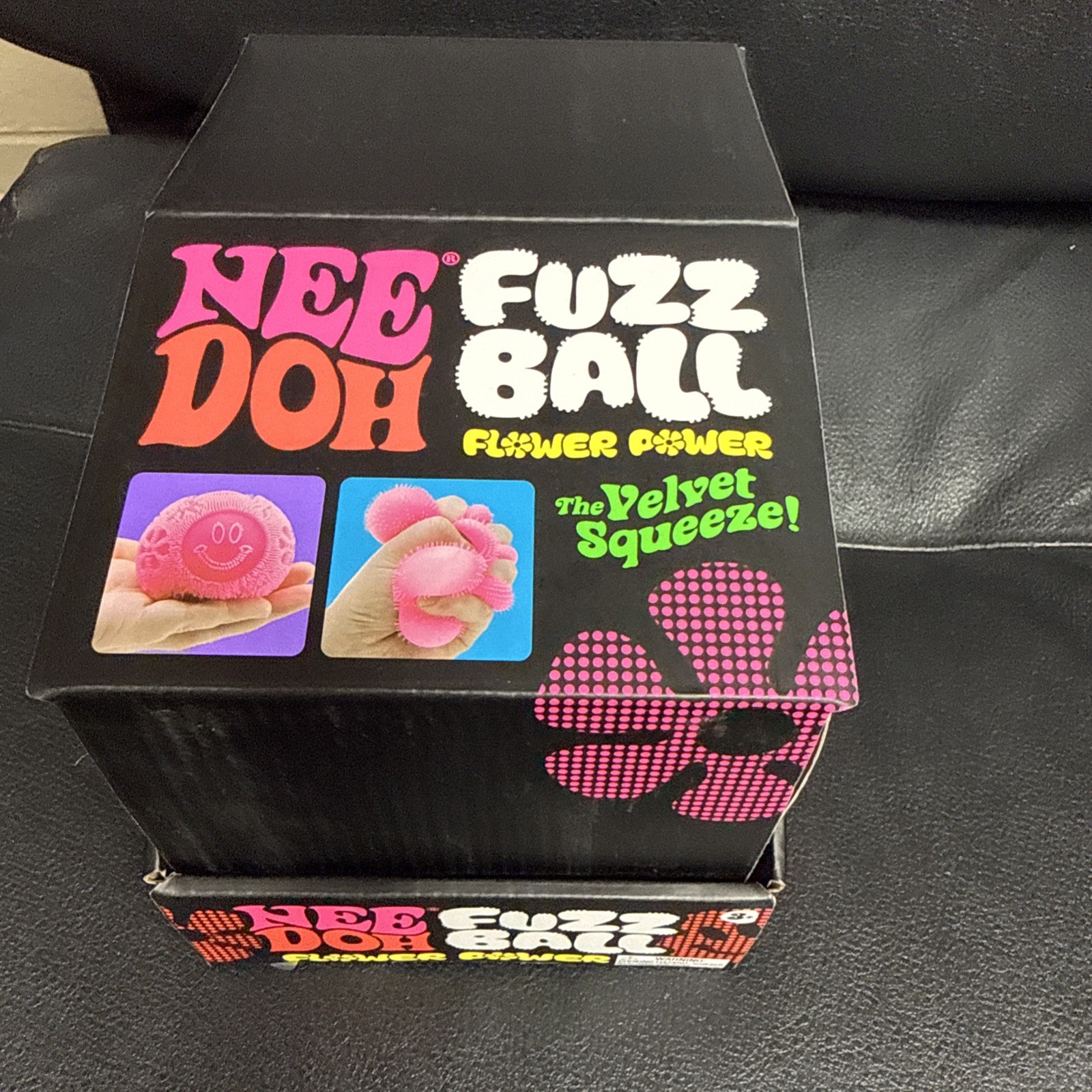 Lot of 12 Nee Doh FUZZ BALL Flower Power Squish Stress Ball Fuzzball NeeDoh NEW