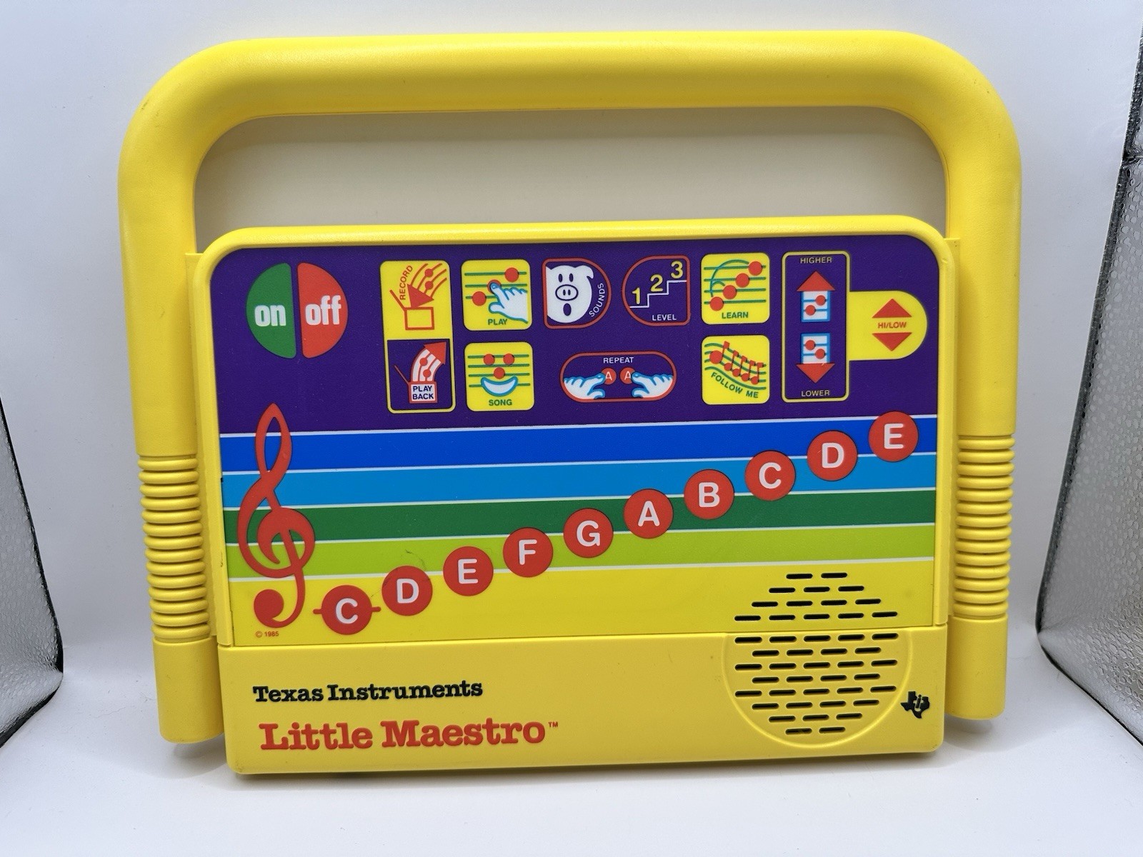 Vintage Texas Instruments Little Maestro 1985 Musical Toy NOT WORKING Parts