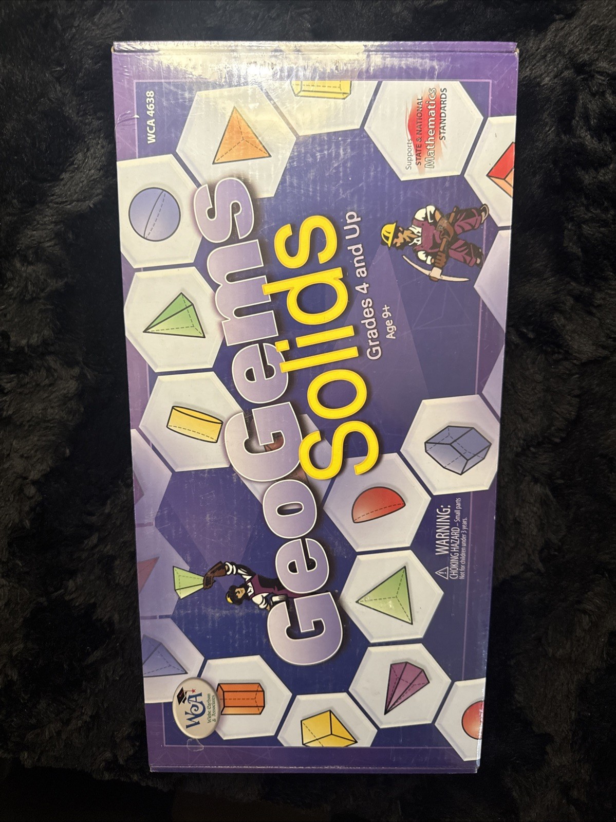 WCA Geogems Solids Math Board Game Learning Educational Grades 4 And Up Geometry