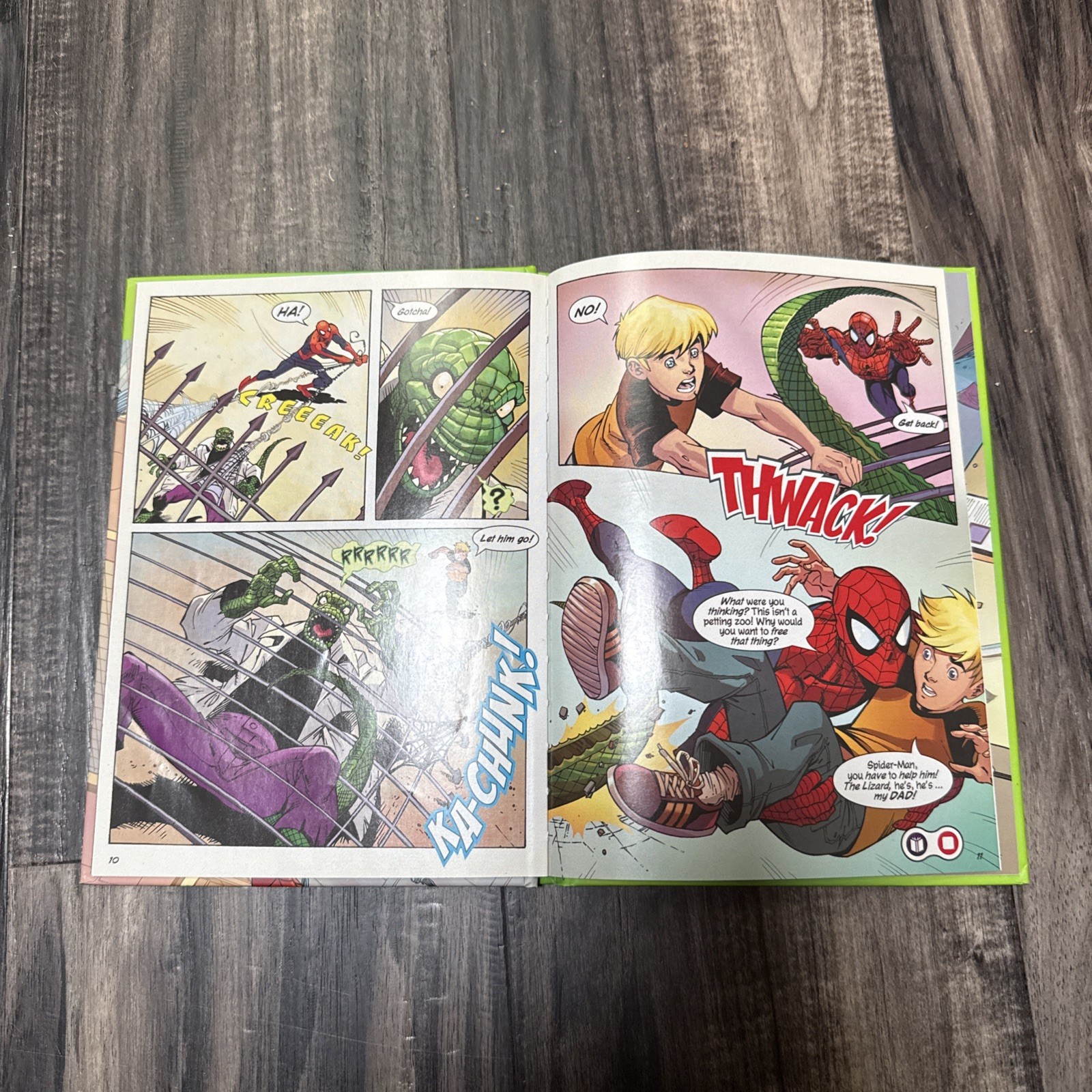 LeapFrog Tag book — THE AMAZING SPIDER-MAN: THE LIZARD’S TALE (Tag only)