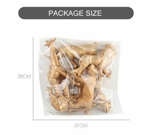 7 Pcs Lifelike Animals Toys Wild Zoo Plastic Jungle Realistic Model Figures Gift