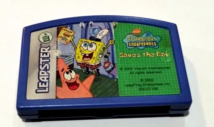 LeapFrog Leapster SpongeBob SquarePants Saves the Day Cartridge K-1st Grade