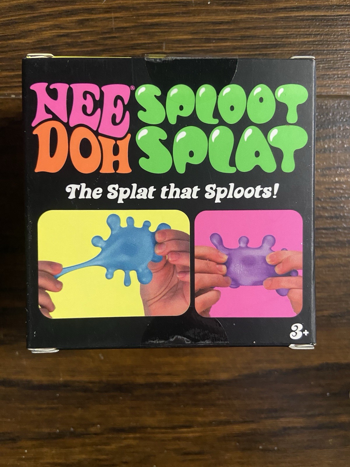 New NeeDoh SPLOOT SPLAT Splatter Fidget, Nee-doh Sploot Splat Squishy PINK