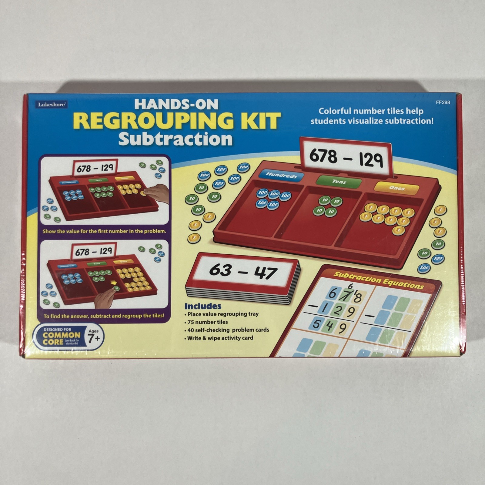 Lakeshore Hands-On Subtraction Regrouping Kit Item # FF298