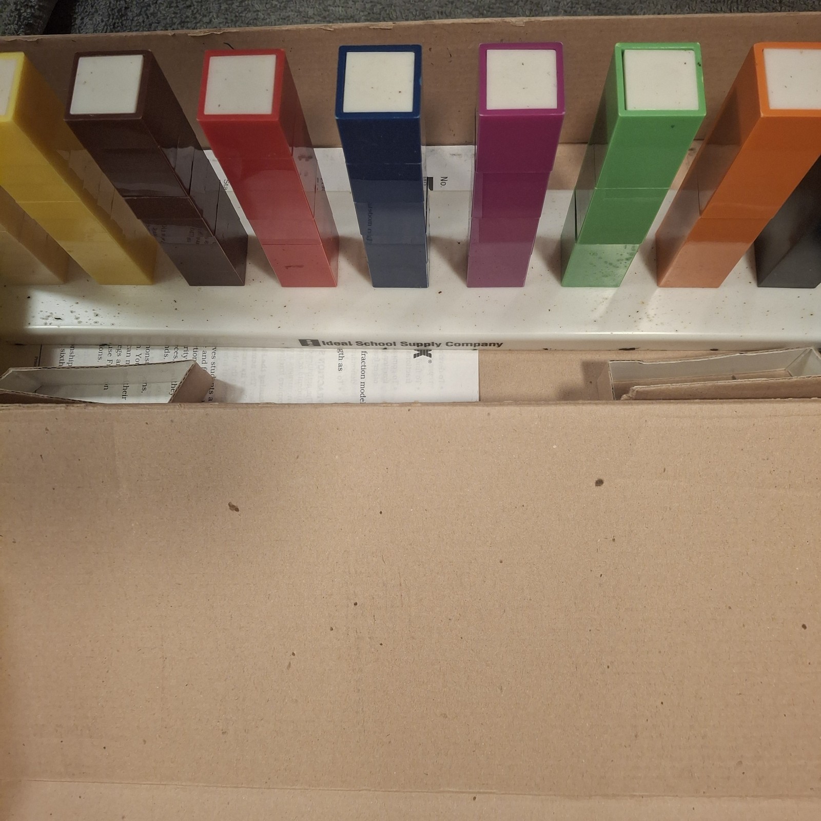 Ideal Learning School Supply Company FRACTIONS STAX Math Manipulatives Complete