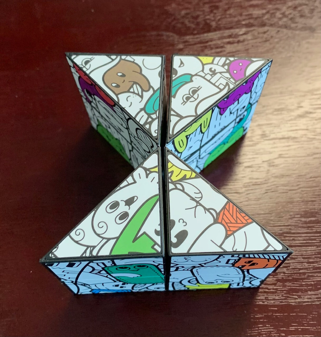 Perfect Stocking Stuffer-Fidgebo Shape Shifting Cube Toy
