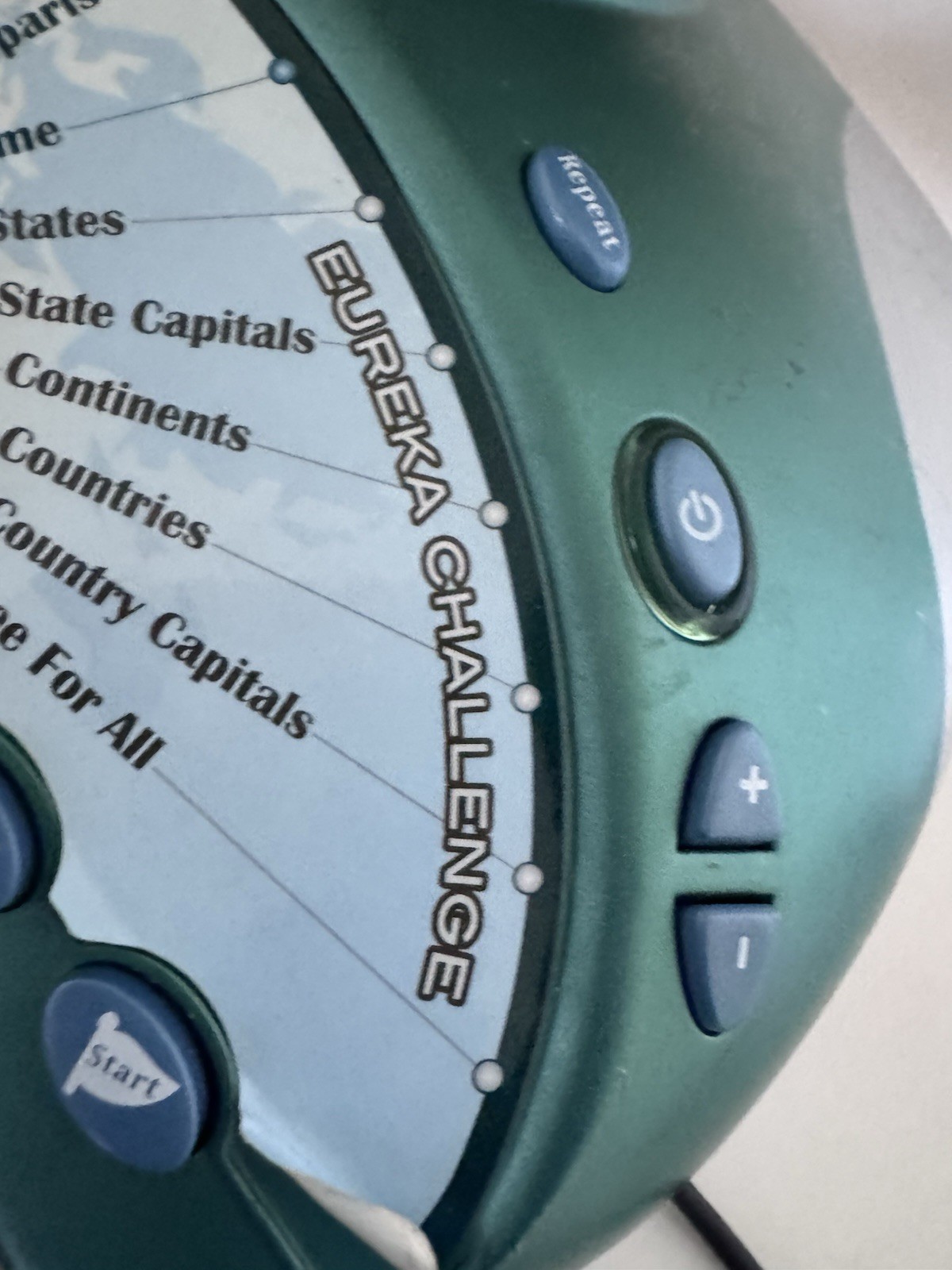 Leap Frog Interactive Talking Smart Globe Eureka Challenge Geography Game Works