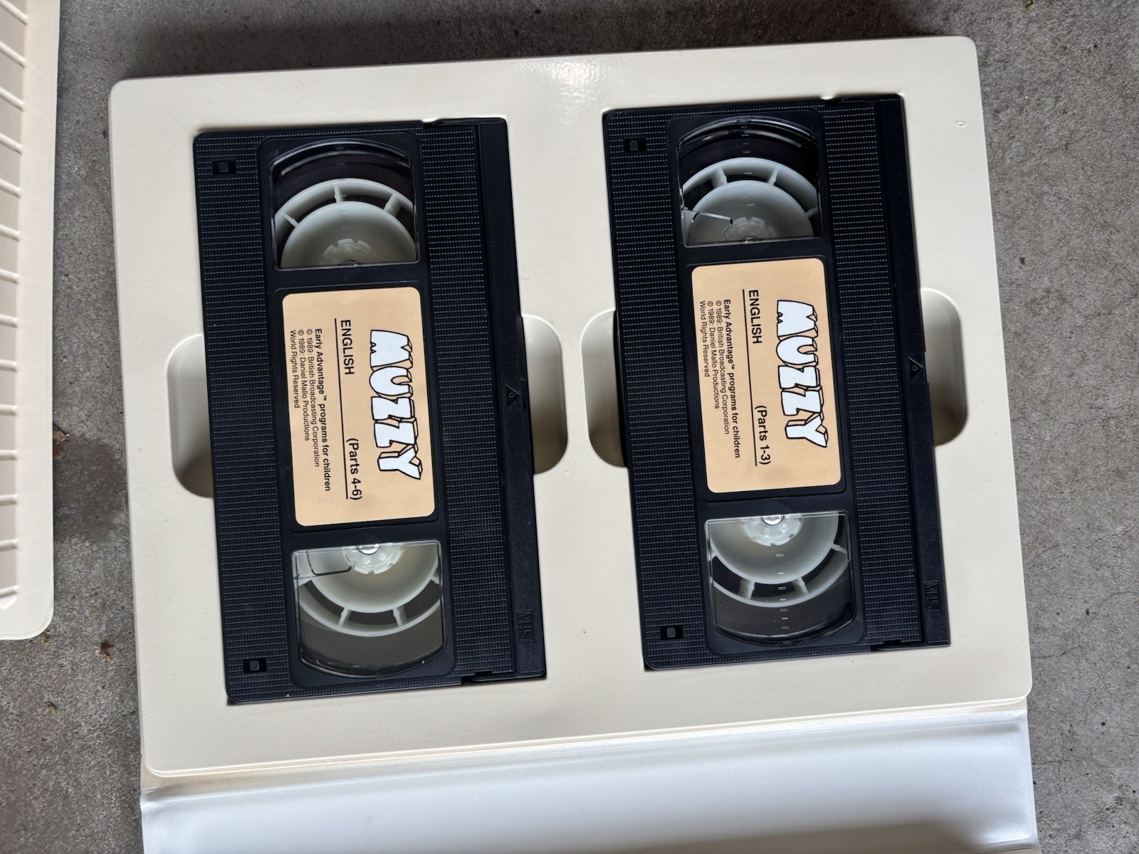 BBC Muzzy Early Advantage Italian Language Learning Program VHS, Tapes Vintage