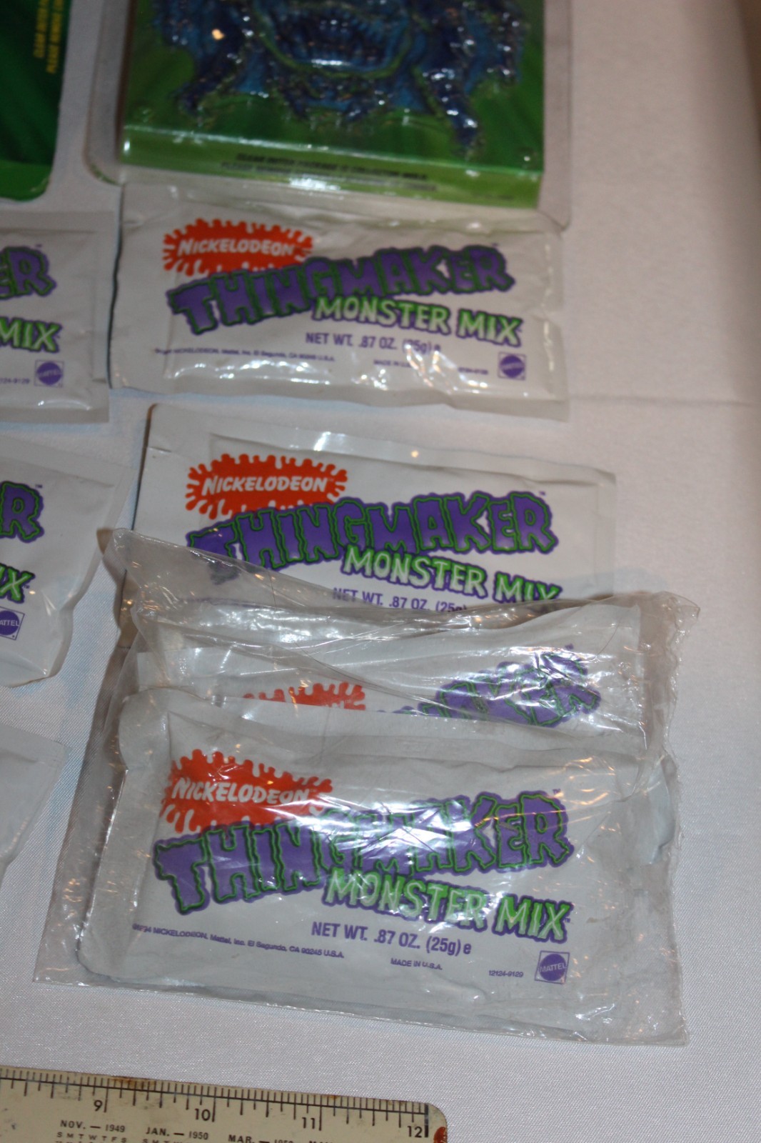 1990s Nickelodeon Thingmaker Monster Mix Mold packets Gooze Gak Splat & Floam