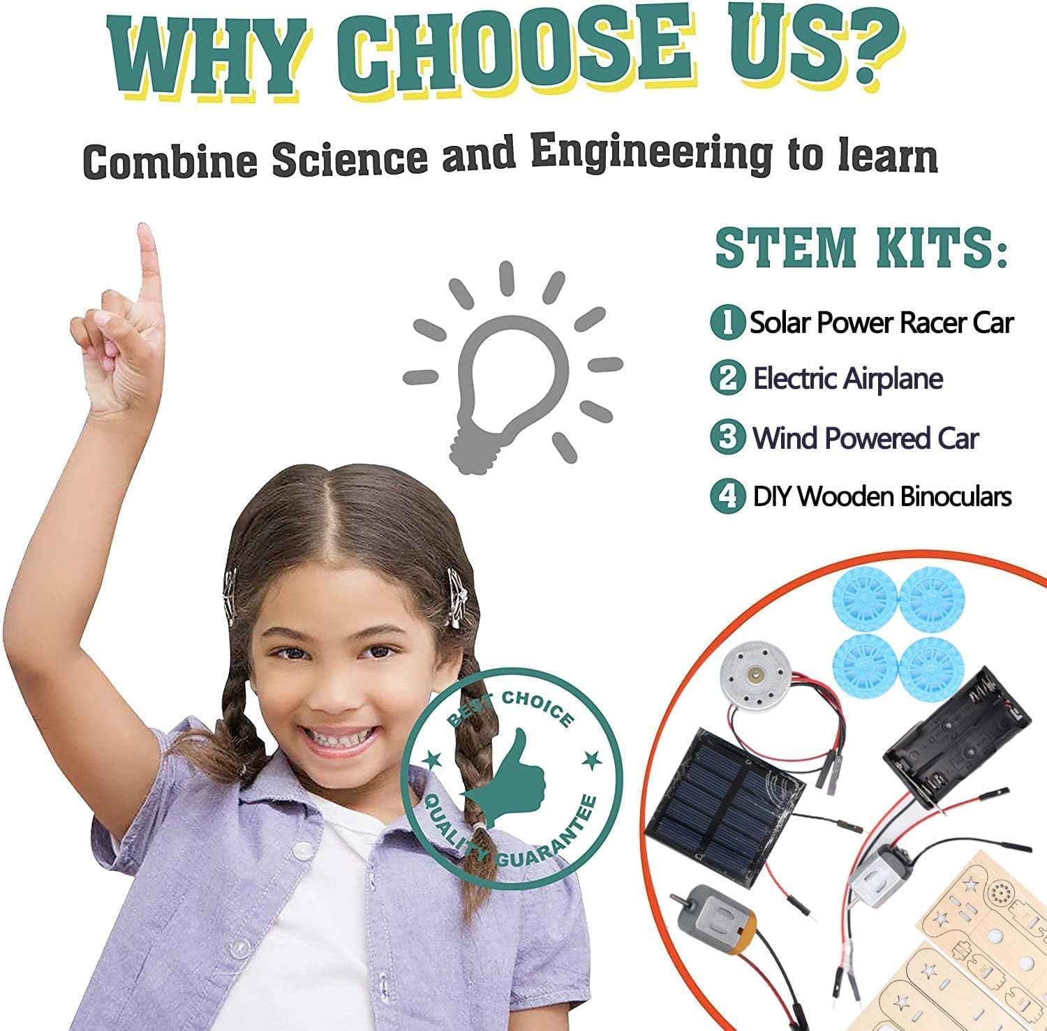 STEM Kits for Kids Age 8-10-12-14, Science Projects for Kids Ages 8-12, Stem Bui