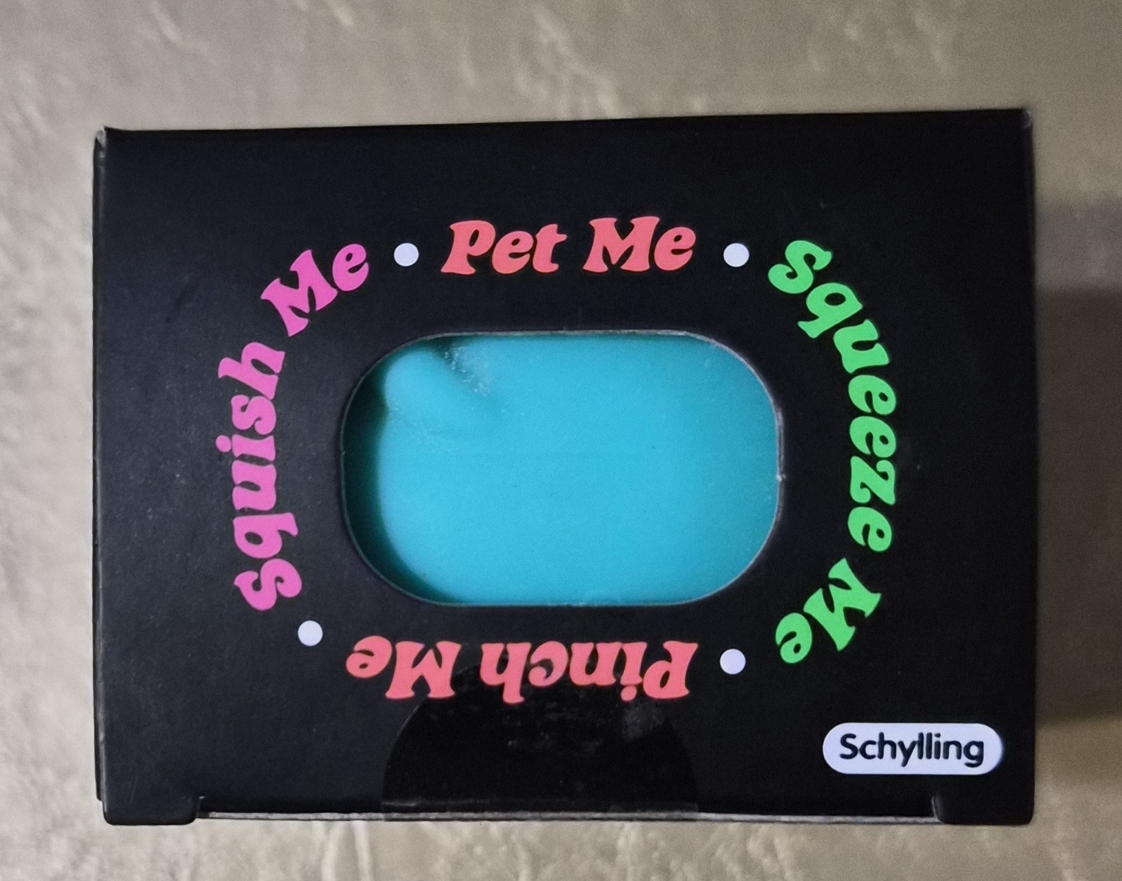 NEEDOH FUNKY PUP TEAL COLOR SQUISH TOY AGES 3 AND UP NIB