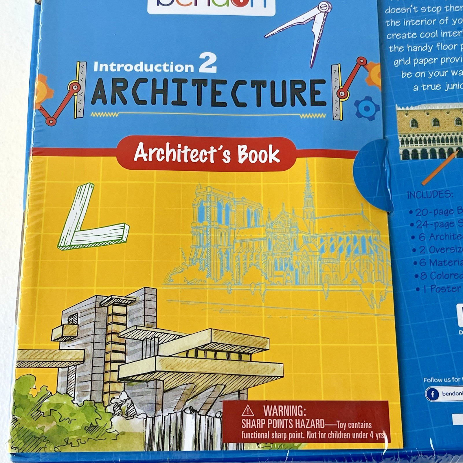 Introduction 2 Architecture Creativity Set & Book 5-16 yrs by Bendon SEALED NEW