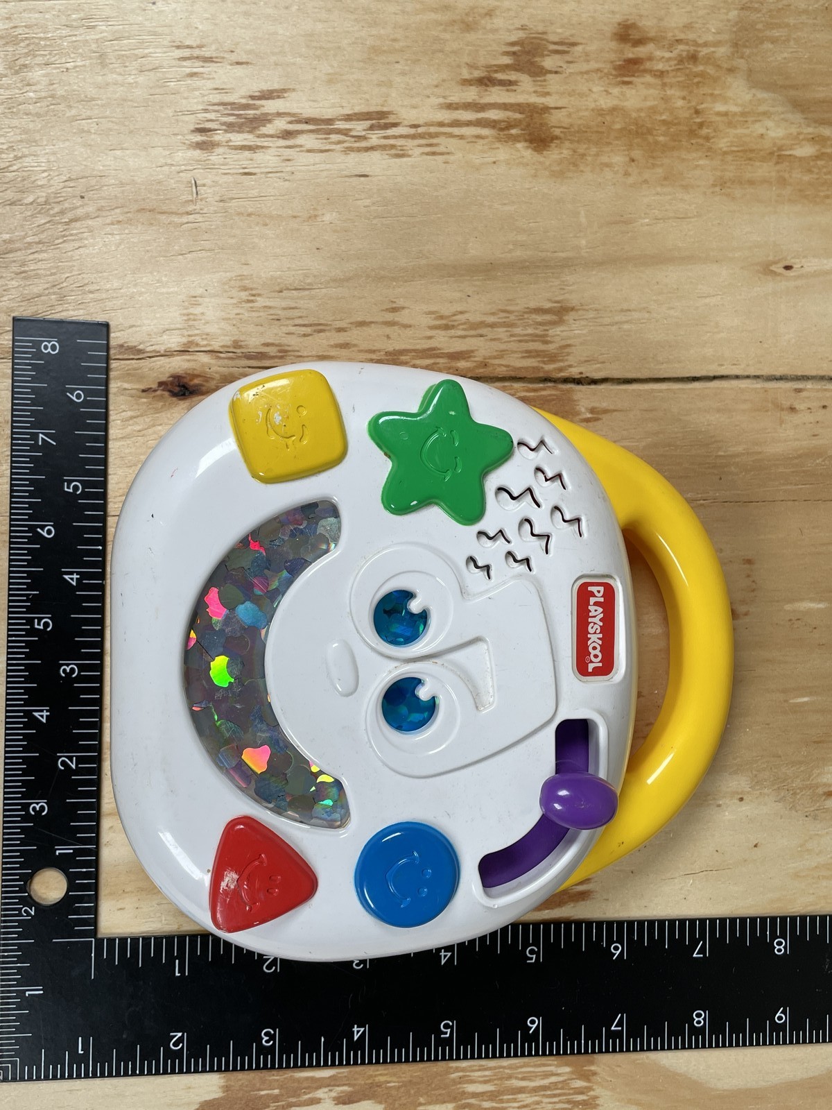 Playskool Twirlin’ Tunes CD Player w/ Lights Sounds Shapes Colors
