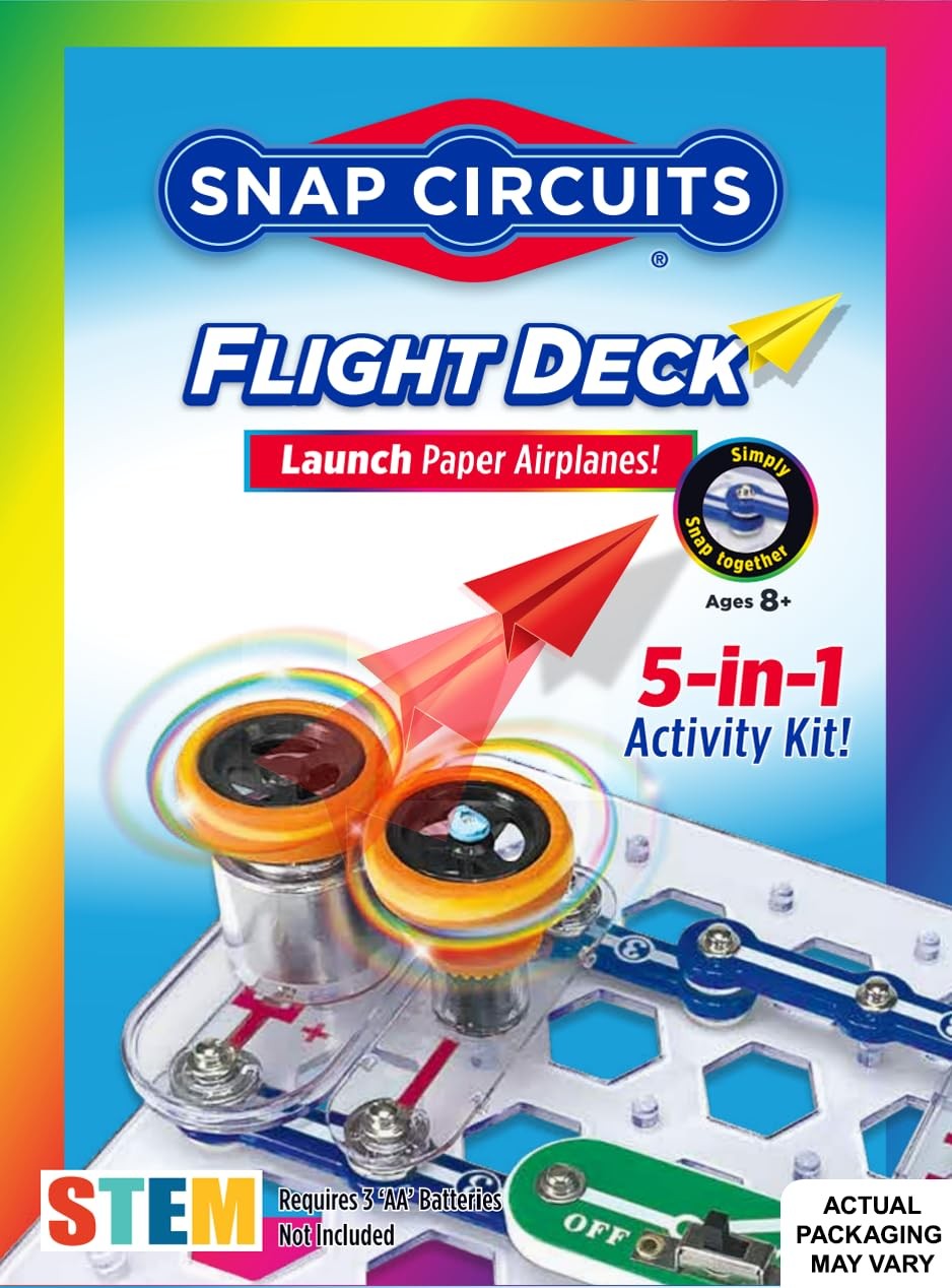 Flight Deck Science/STEM Toy kit | Ages 8+ | Construction Gift for Boys and G…
