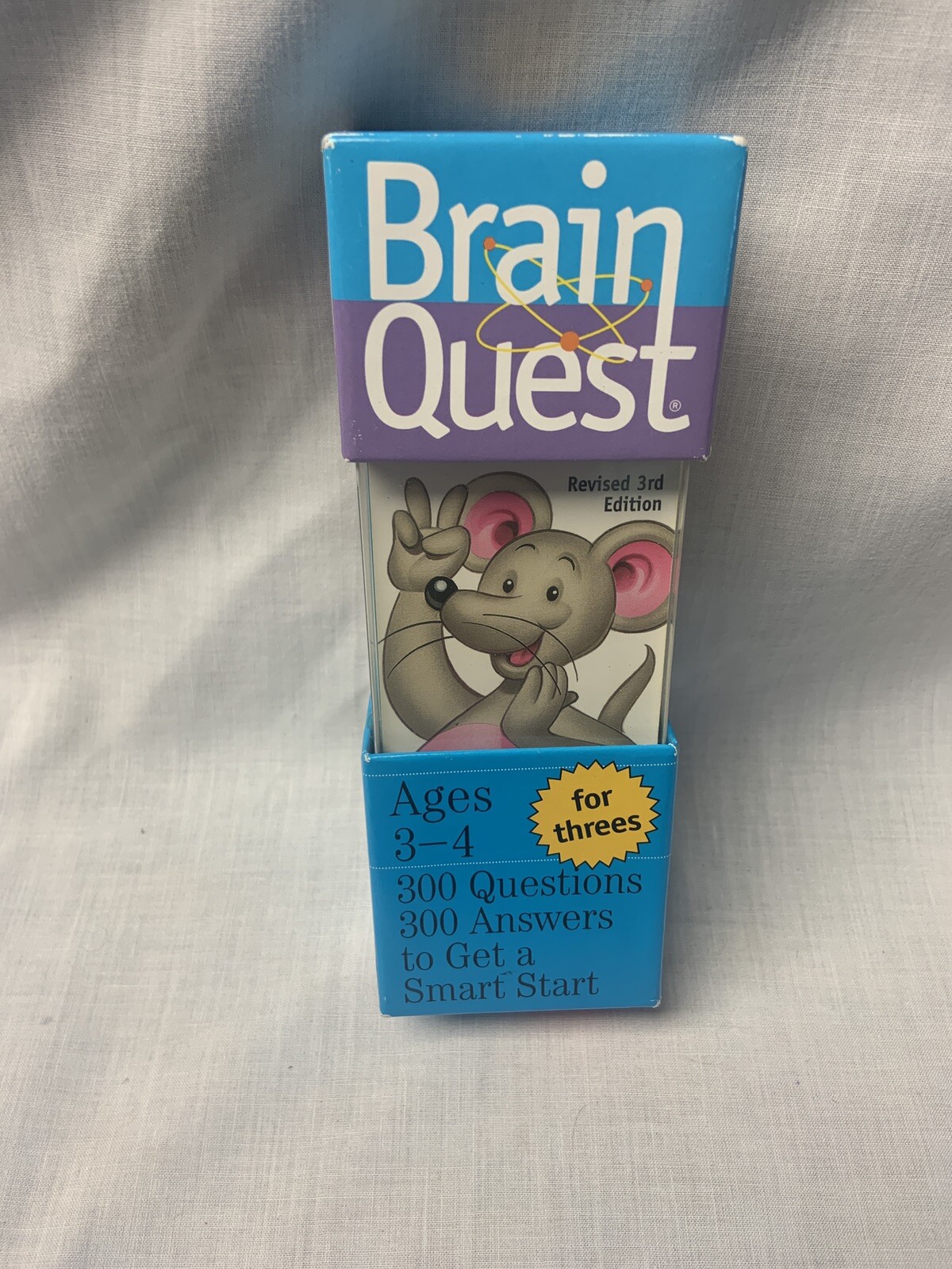 Brain Quest For Threes-Revised 3rd Edition-Ages 3-4