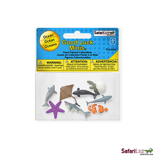 Ocean Fun Pack Mini Good Luck Figures Safari Ltd NEW Toys Educational Kids