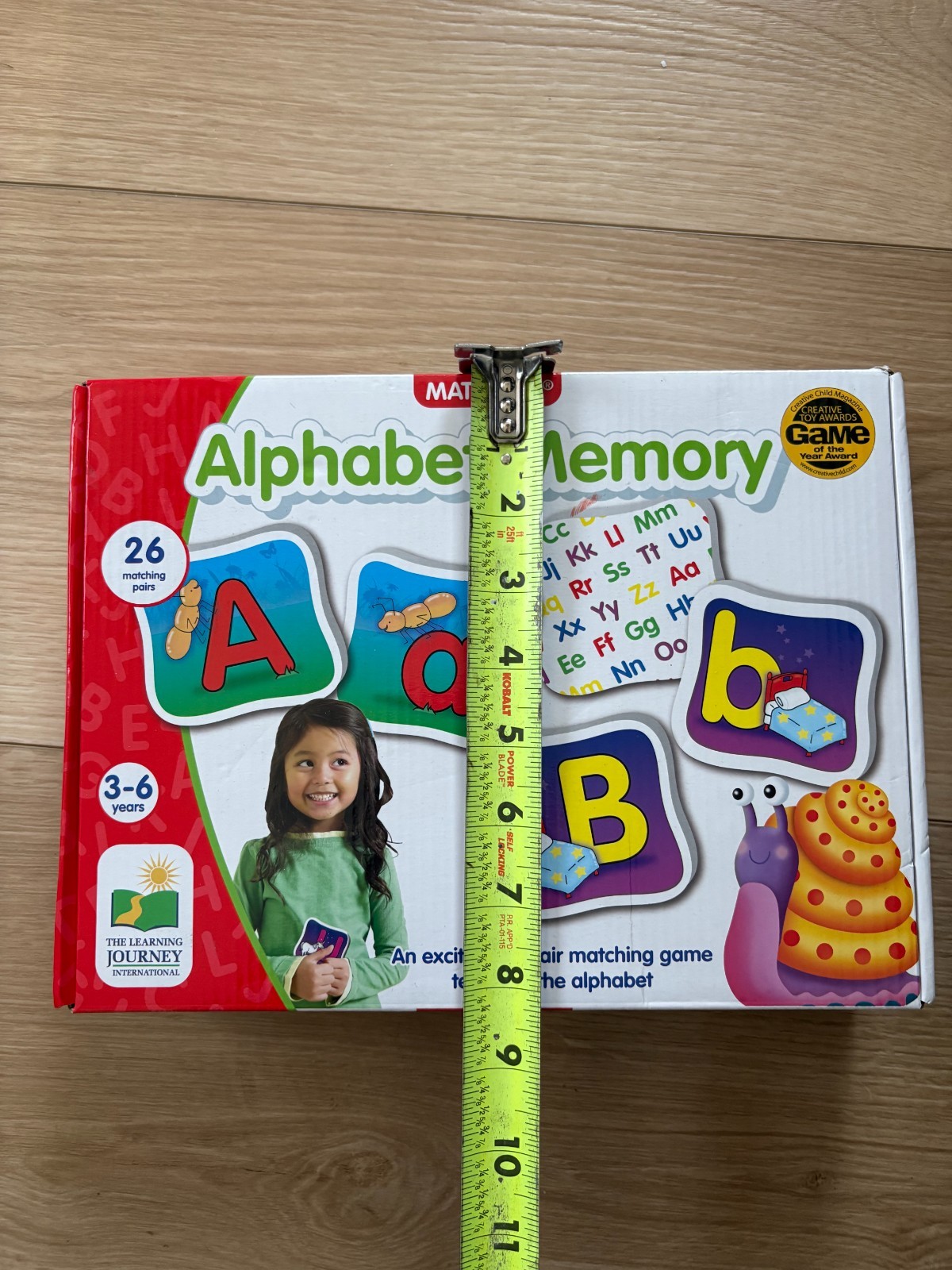 The Learning Journey Match It! Alphabet Memory Game 26 Pairs Preschool Ages 3-6