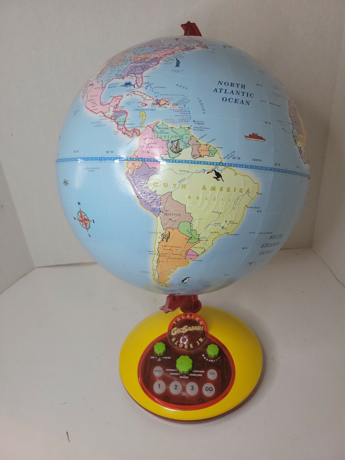 Geosafari Talking Interactive Globe – Tested~ Works