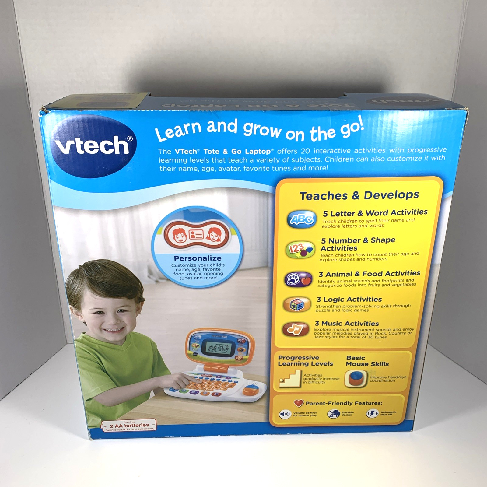 VTECH Tote & Go Laptop Learning Toy Educational Game Exclusive Color NIB