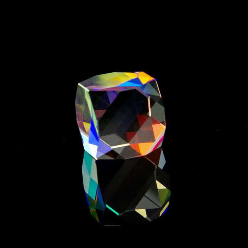 2pcs Cross Dichroic Cube Prisma Dice Octahedral Beam Combiner Prism