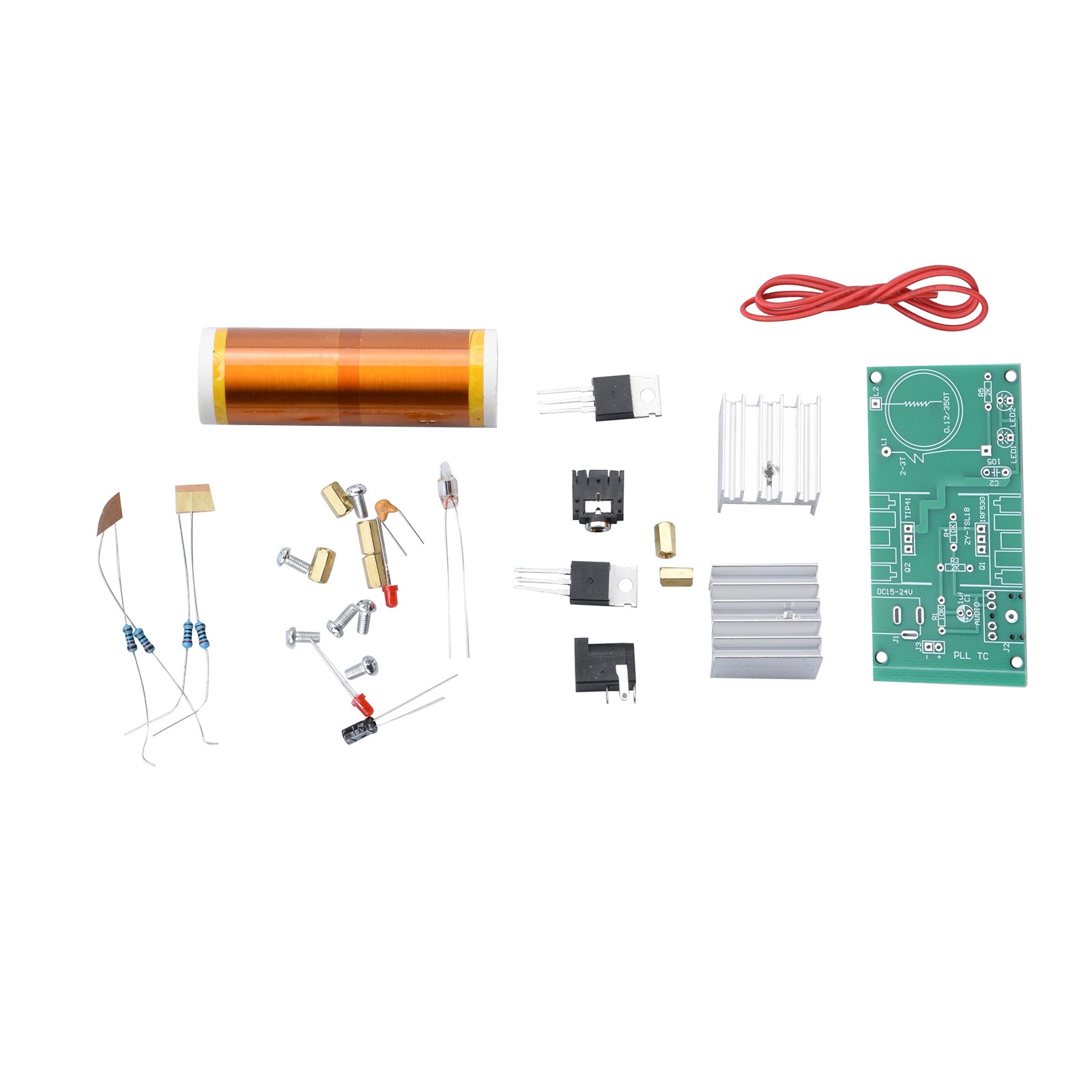 Unassembled Coil Wireless Kit Music Speaker Electronic Field Project