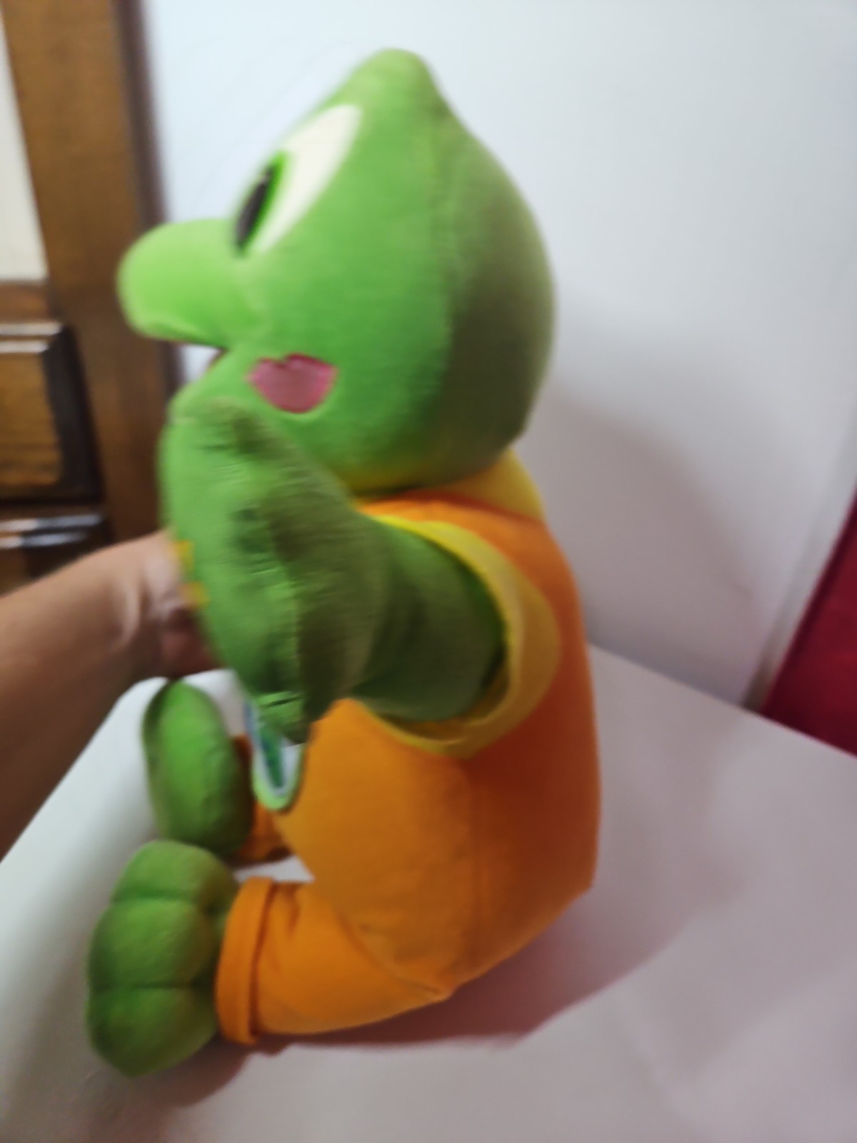 LeapFrog Hug & Learn Baby Tad Interactive Plush 2001 Tested Talks Sings Works