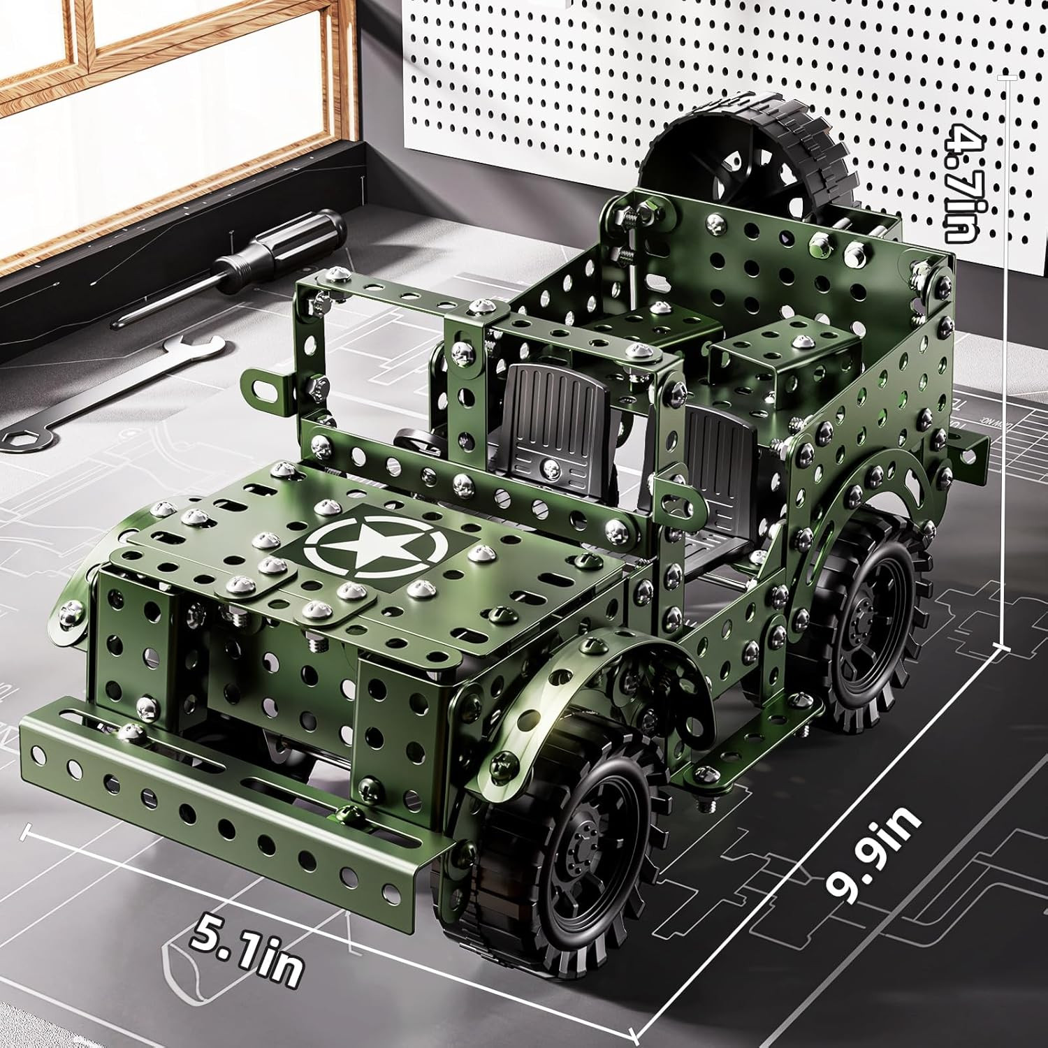 Metal Model Truck Kits – STEM Projects for Kids Ages 8-12, Assembly Educational