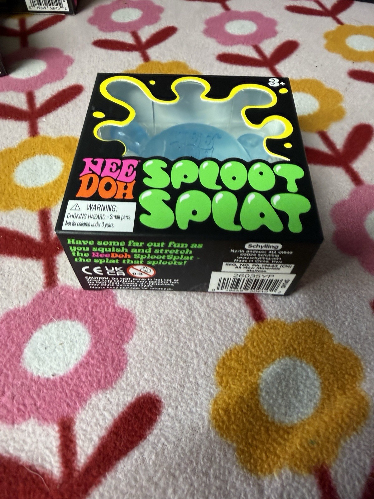 Blue NeeDoh 💙 SPLOOT SPLAT Nee Doh Splatter Fidget Squishy 🚚Free Delivery