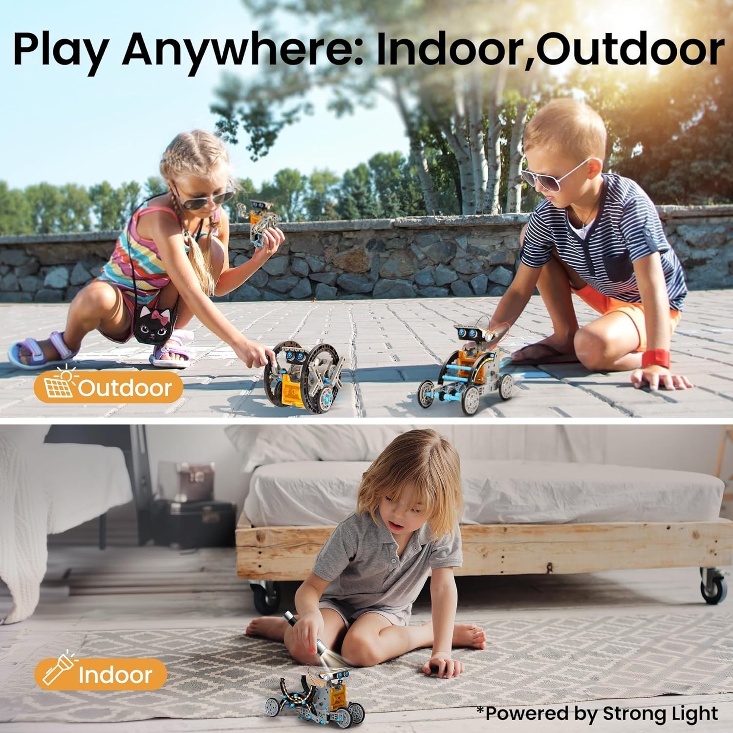 Engaging 12-in-1 DIY Solar Robot Kit for Kids Aged 8-13 | Gift of Learning