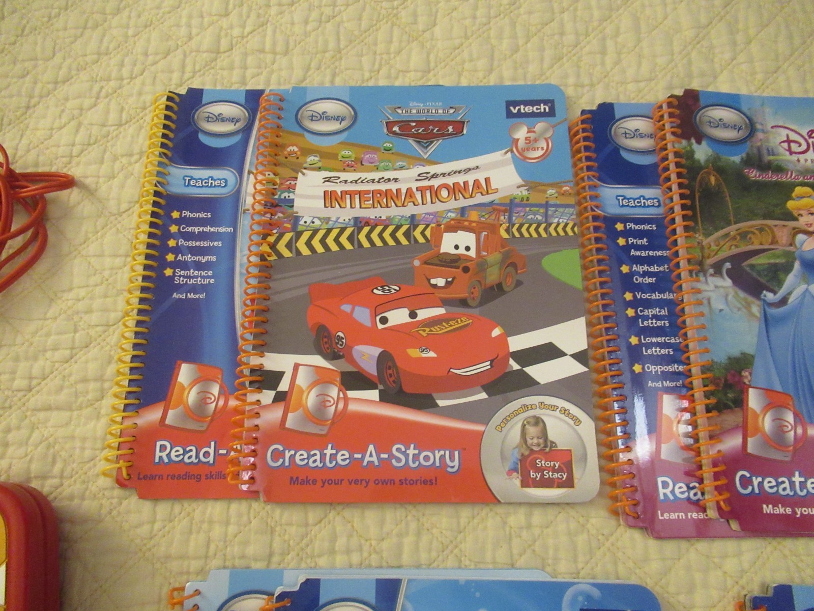 Disney VTech Create-A-Story Collection (Tested & Works!)