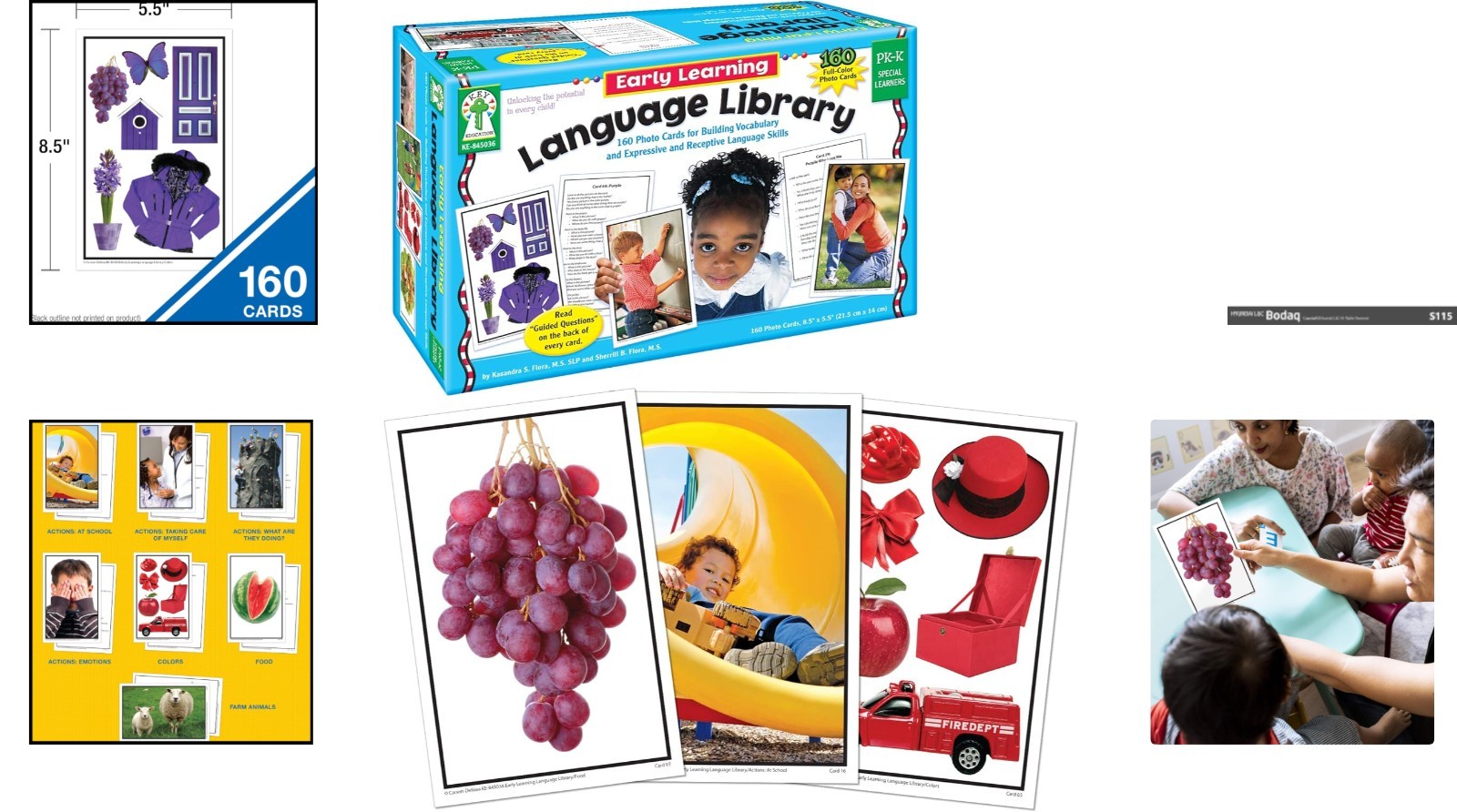 Complete Toddler Vocabulary Set: 160 Flash Cards with Resource Guide for Ages 3+