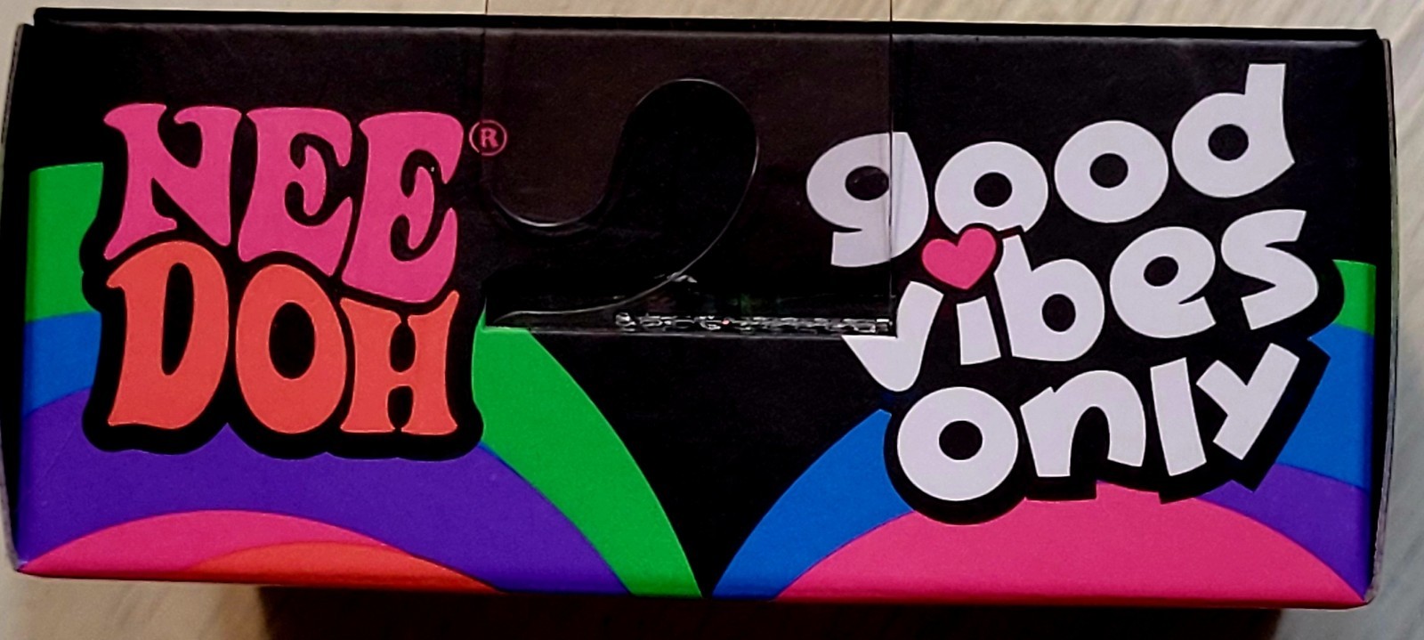Nee Doh “Good Vibes Only”-Heart Shaped SQUISHY-1 of 6 Different Positive Sayings