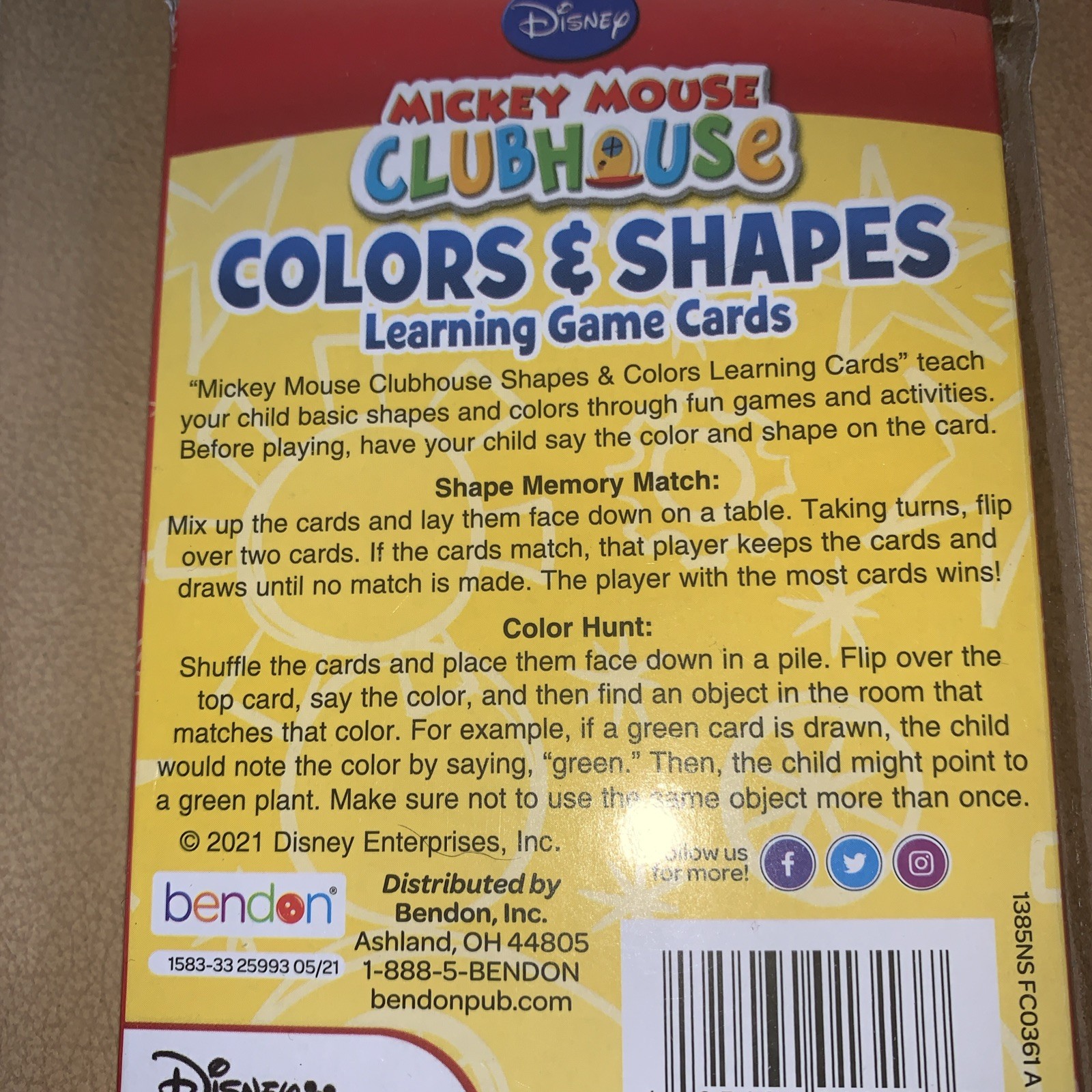 NEW Disney, Playskool, PBS Set of 9 Flash Cards for Kids 36 Cards In Each Pack