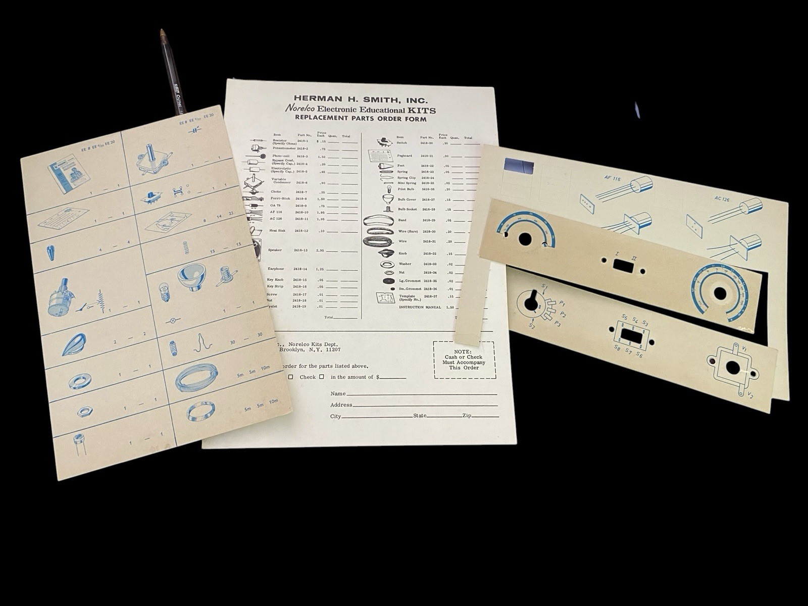 Vintage Norelco Electronic Educational Kit EE 20 All Transistor 1960s