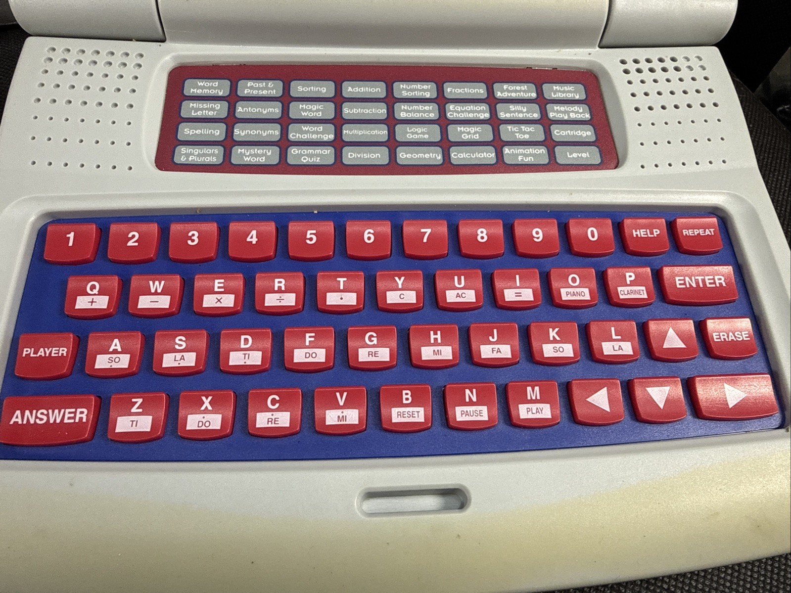Vintage 1990 Vtech Talking Whiz Kid Learning Toy W/ Manual & Original Box Works