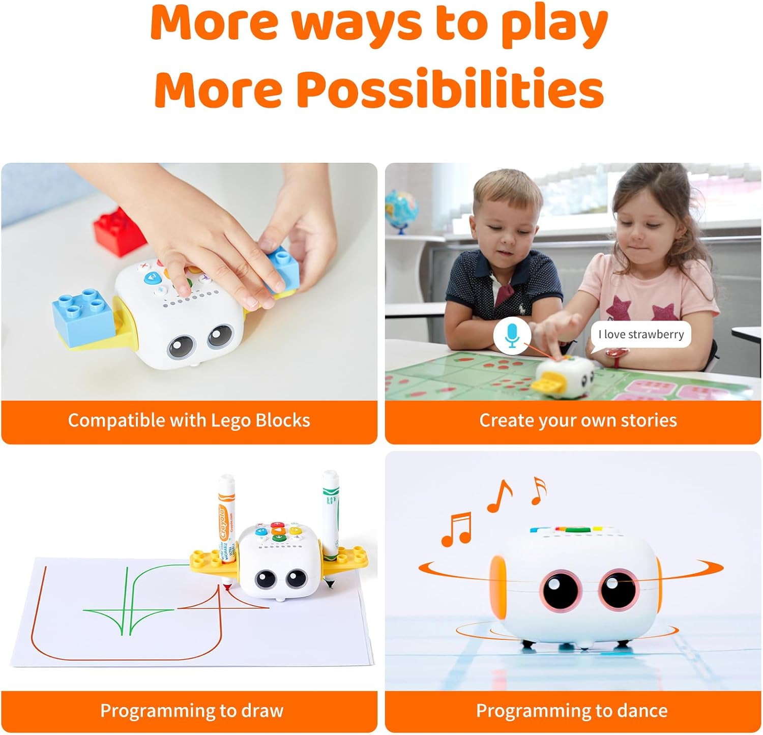 Upgraded Talebot Pro Coding Robot for Kids Aged 3-5, Education & Learning Toys