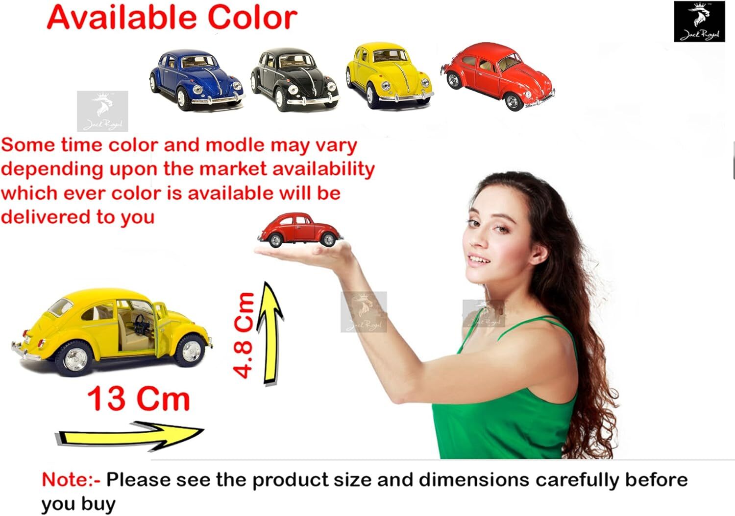 KiNSMART – 1967 Volkswagen Classic Beetle 5 Inch 1:32 Scale Die Cast Metal Model