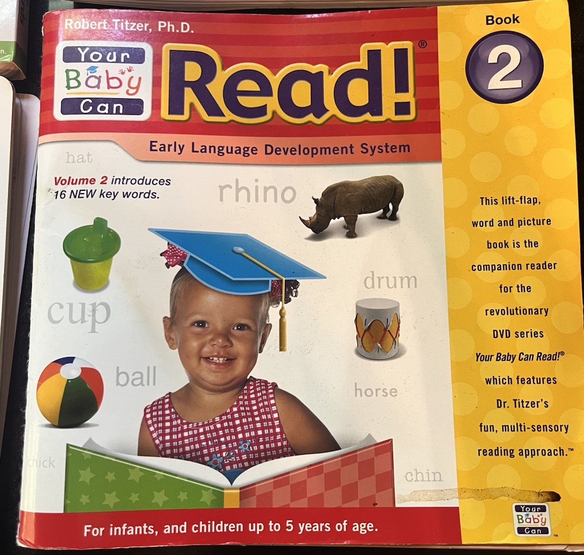 Your Baby Can Read Early Language Development DVD’s, Word Cards Game Card, Books