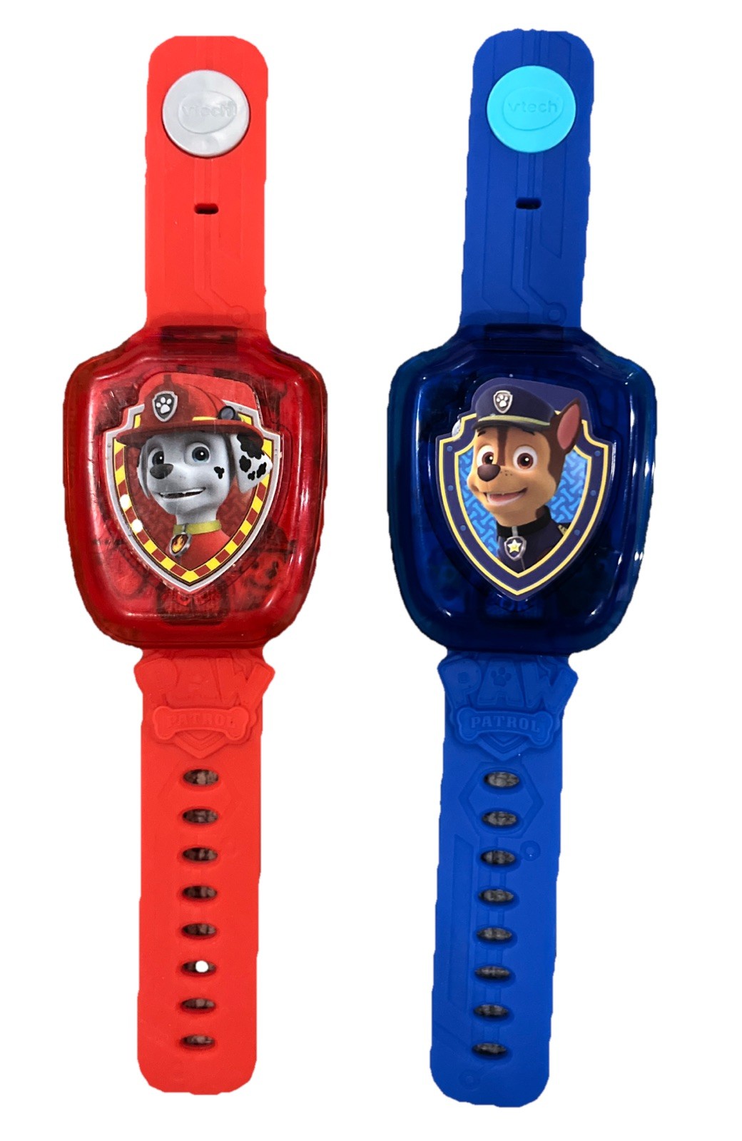Paw Patrol Vtech Watches Interactive Learning Time & Games Marshall & Chase