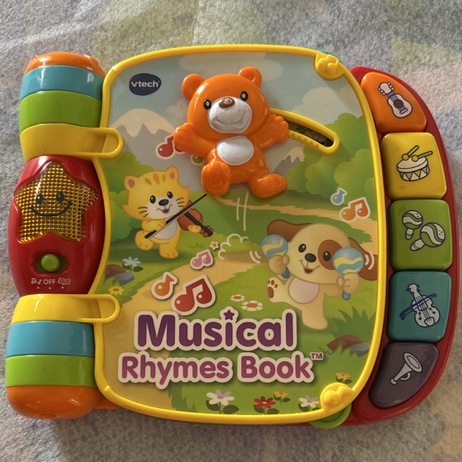 VTech Musical Rhymes Book Electronic Learning Toy for Ages 1-4 Years