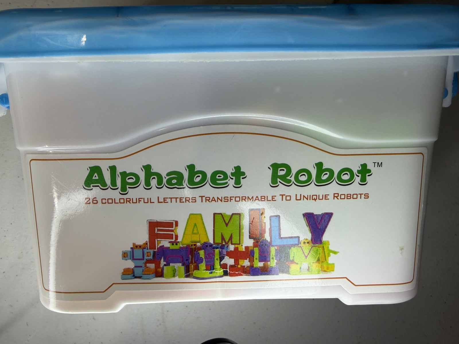 ALPHA BOTS Alphabet Robot Transforming Figures set of 25