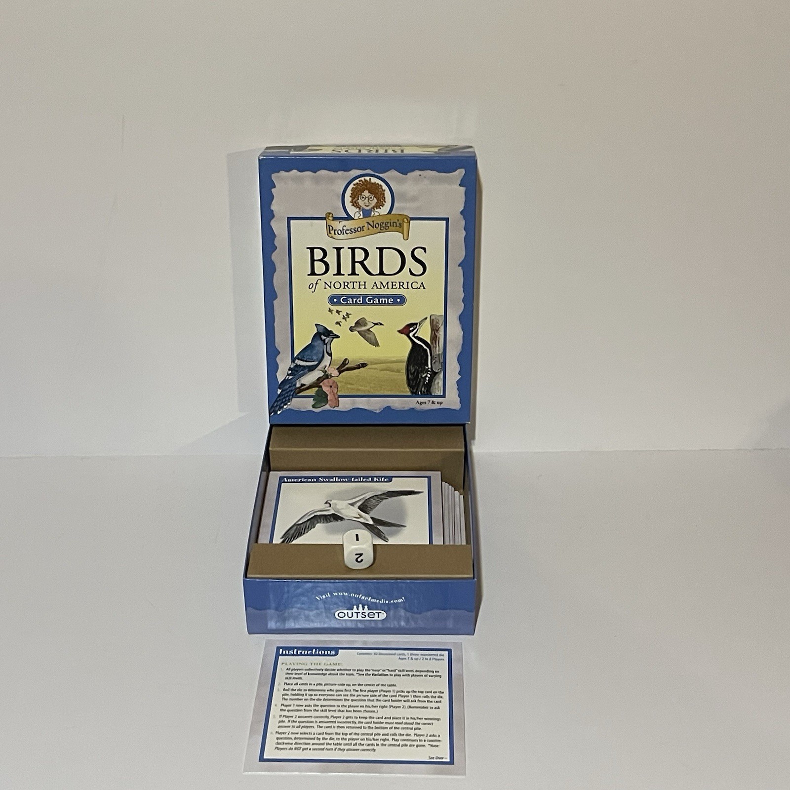 Professor Noggin’s Birds of North America Card Game Ages 7+ Complete