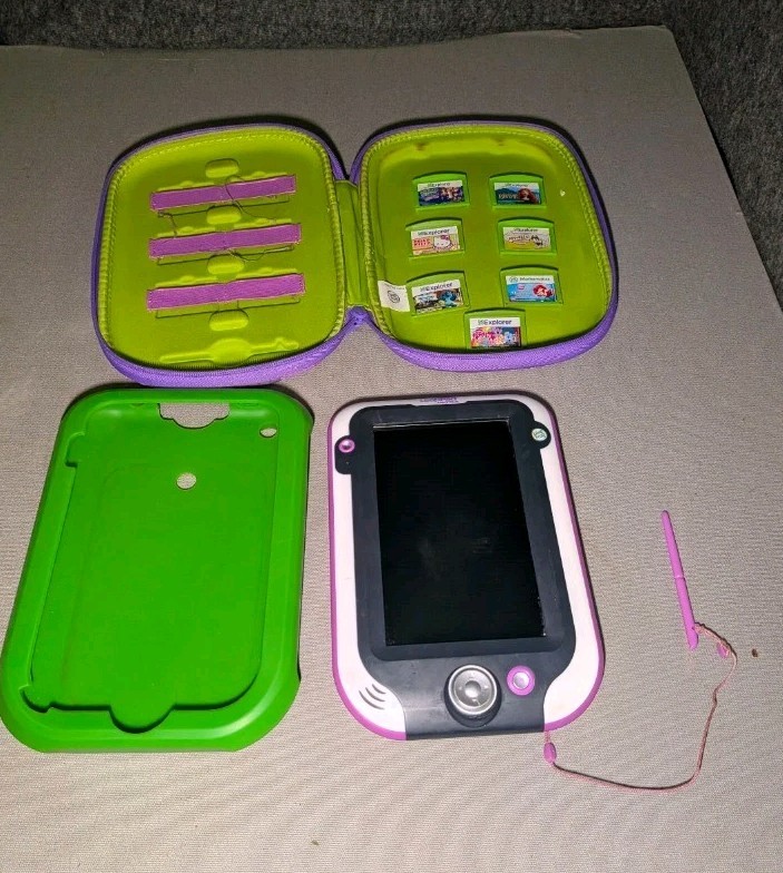 Leapfrog Leappad Ultra Kids Learning Tablet Bundle + Silicone Case & 7 Games