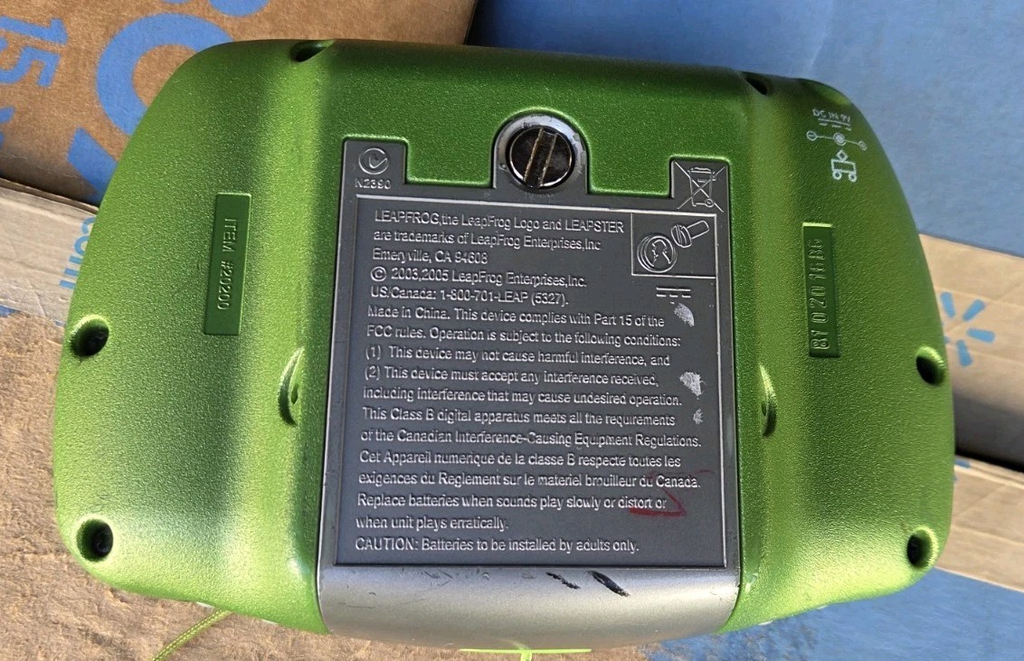 LeapFrog Leapster Learning Game System Green with Stylis