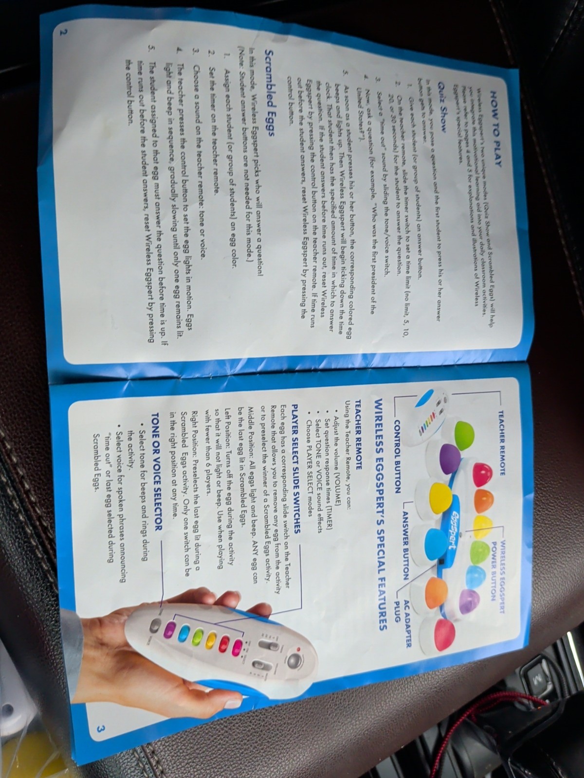 Educational Insights Wireless Eggspert Classroom Management Games Teachers Math