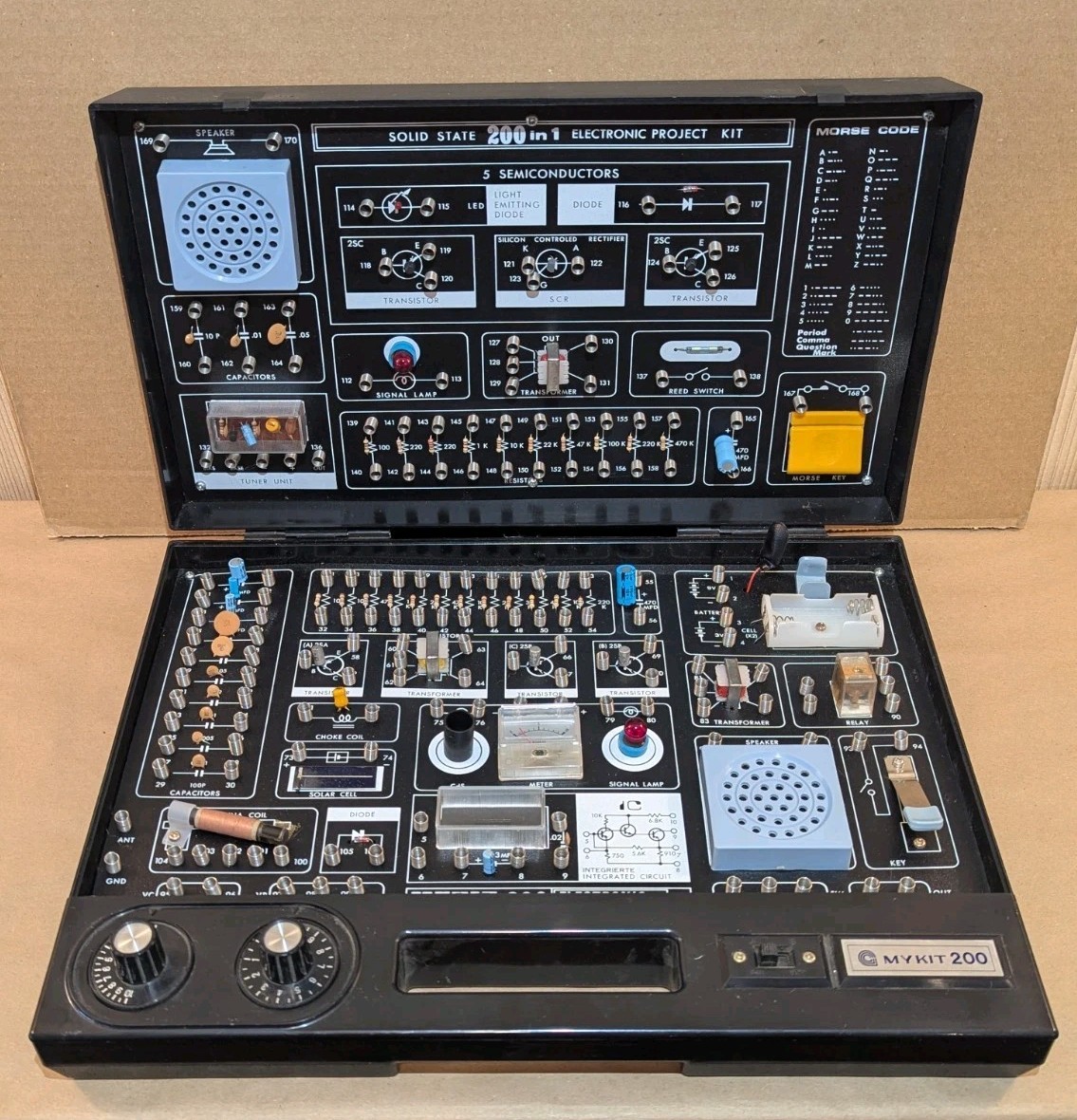 Vintage GAKKEN MyKit 200 In 1 Electronic Project Kit Vintage My Kit UNTESTED