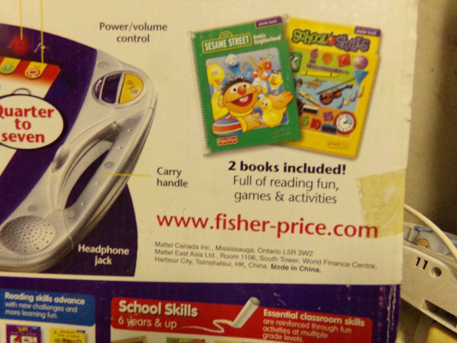 Fisher Price – Power Touch Learning System + 2 BOOKS