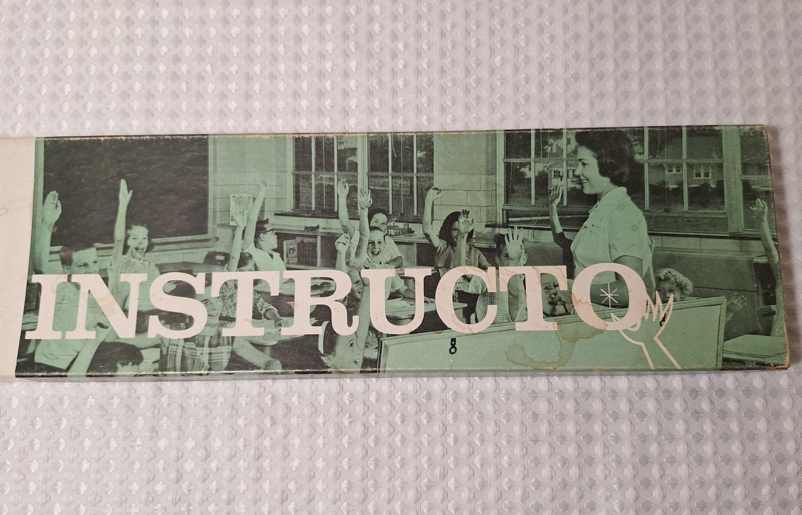 Vintage 1967 INSTRUCTO Flannel Board Visual Aids Fractional Number Line Felt 251